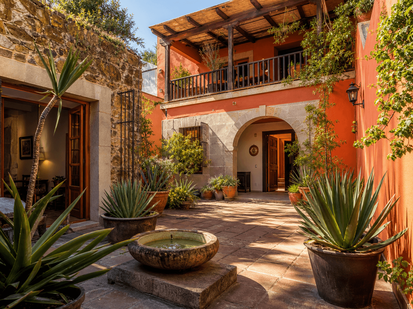 Oaxaca Courtyard Townhouse