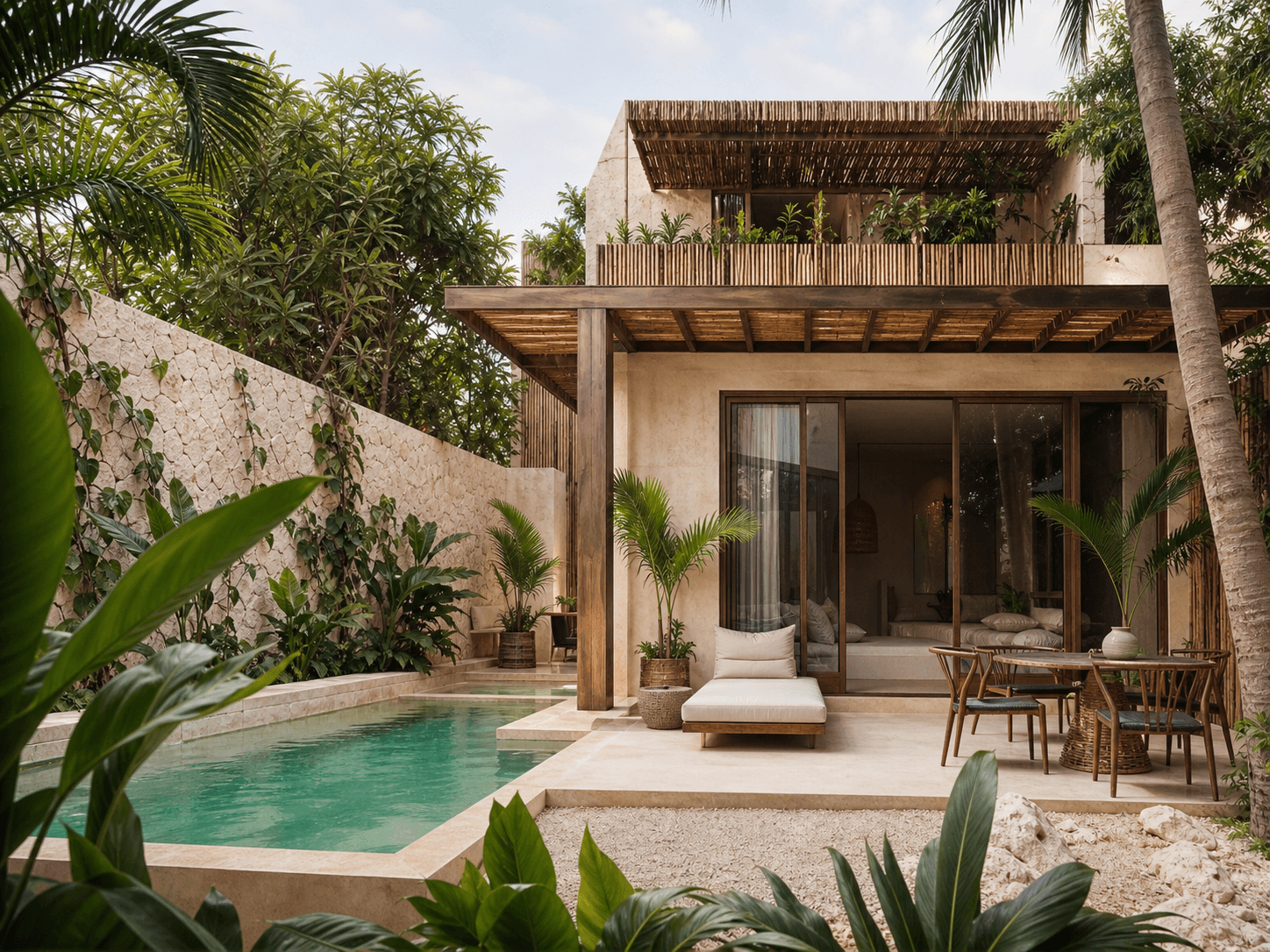 Tulum Selva Limestone Villa